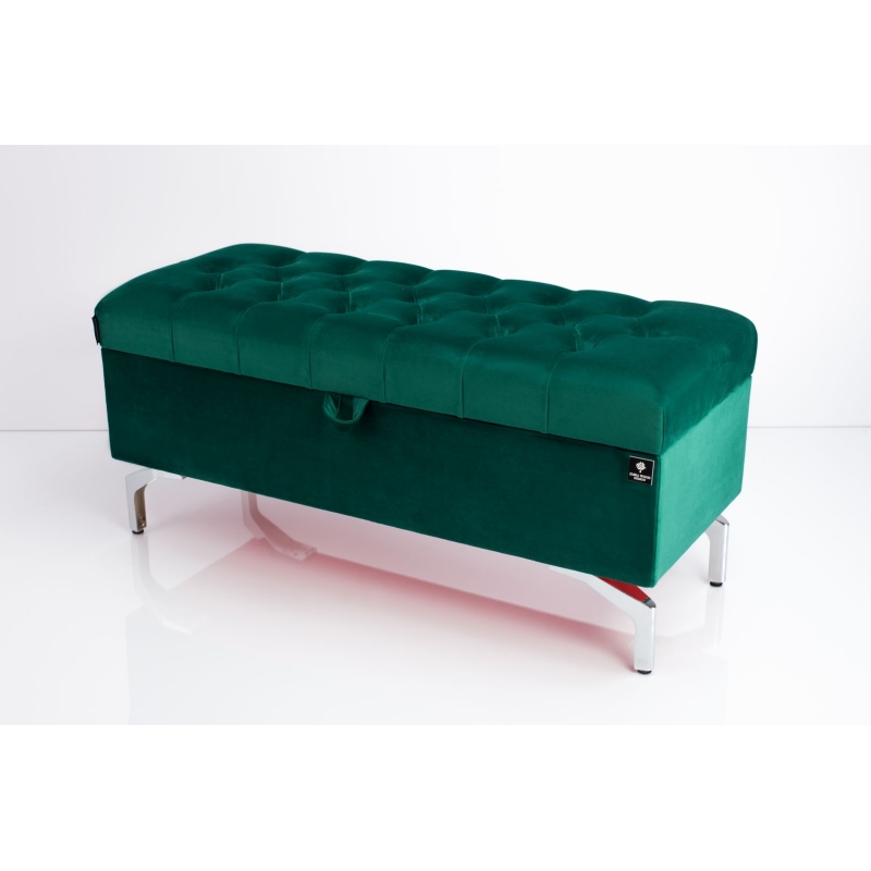 Tufted Storage Bench